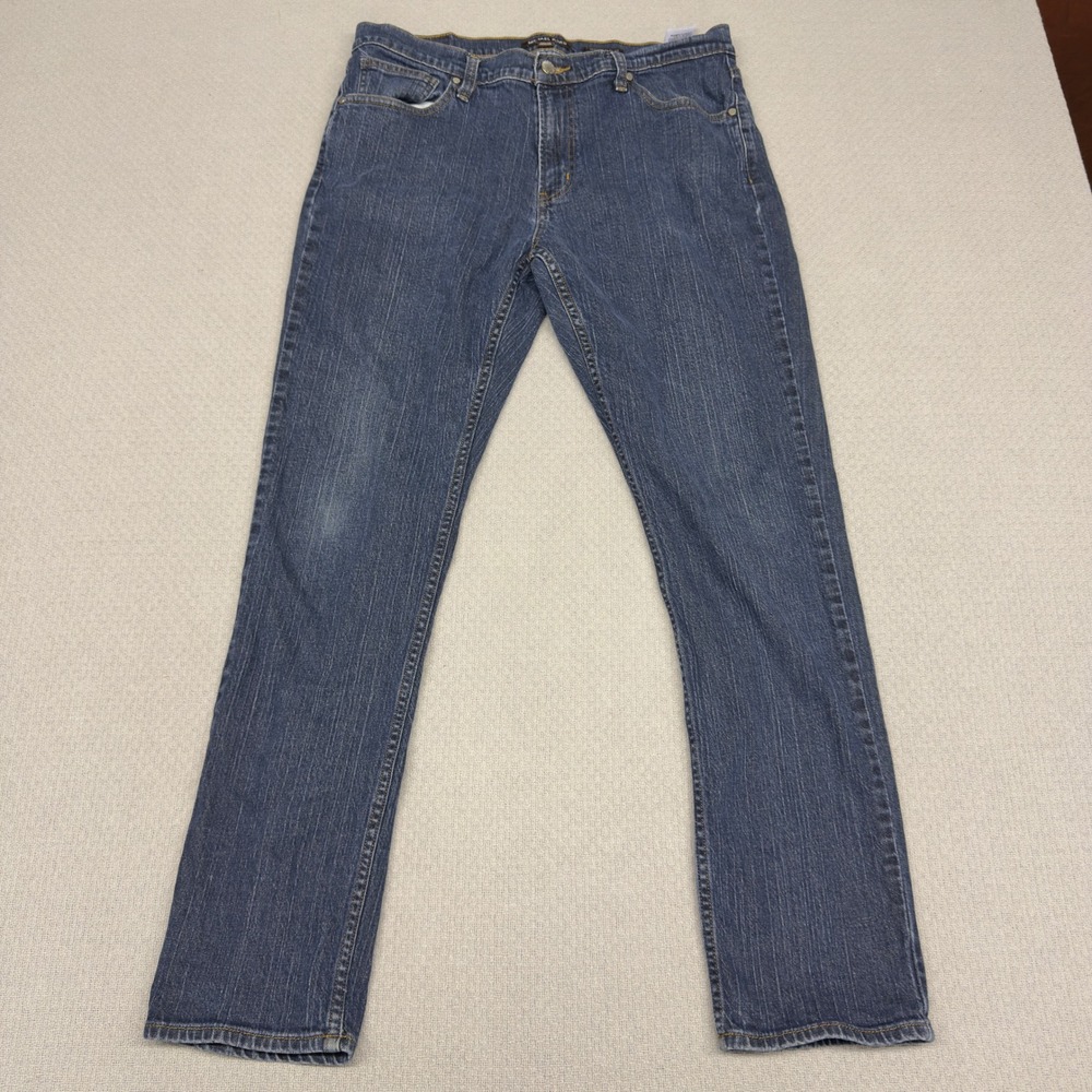Michael Kors Jeans Mens 34x32 Blue Denim‎ Grant Classic Fit Designer Casual